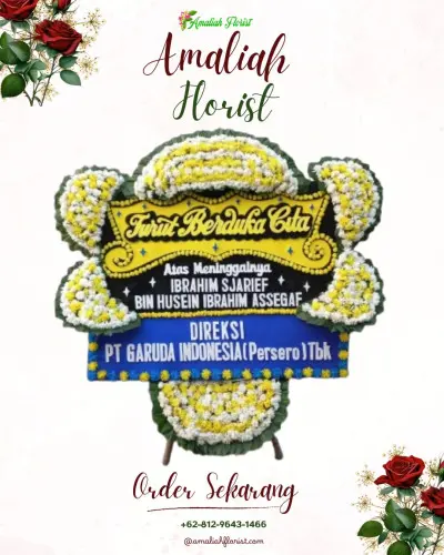 Papan Bunga Duka di Tanjungraya